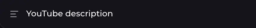 YouTube description, ready